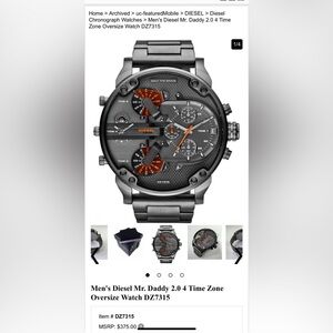 Diesel Authentic Mens Watch